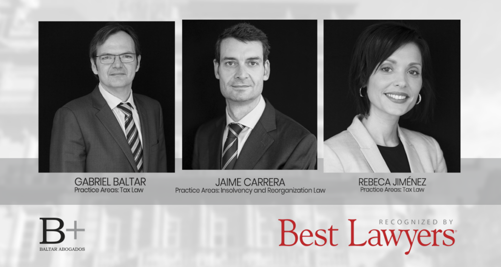 Best Lawyers renueva su reconocimiento a los socios de nuestra firma